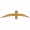 Ekena Millwork Bellingham Rough Sawn Timber Gable Bracket, Western Red Cedar, 72"W x 12"H x 2"D x 4"F, 4/12 Pitch GBW072X12X0204BEL00RWR - alternate 3